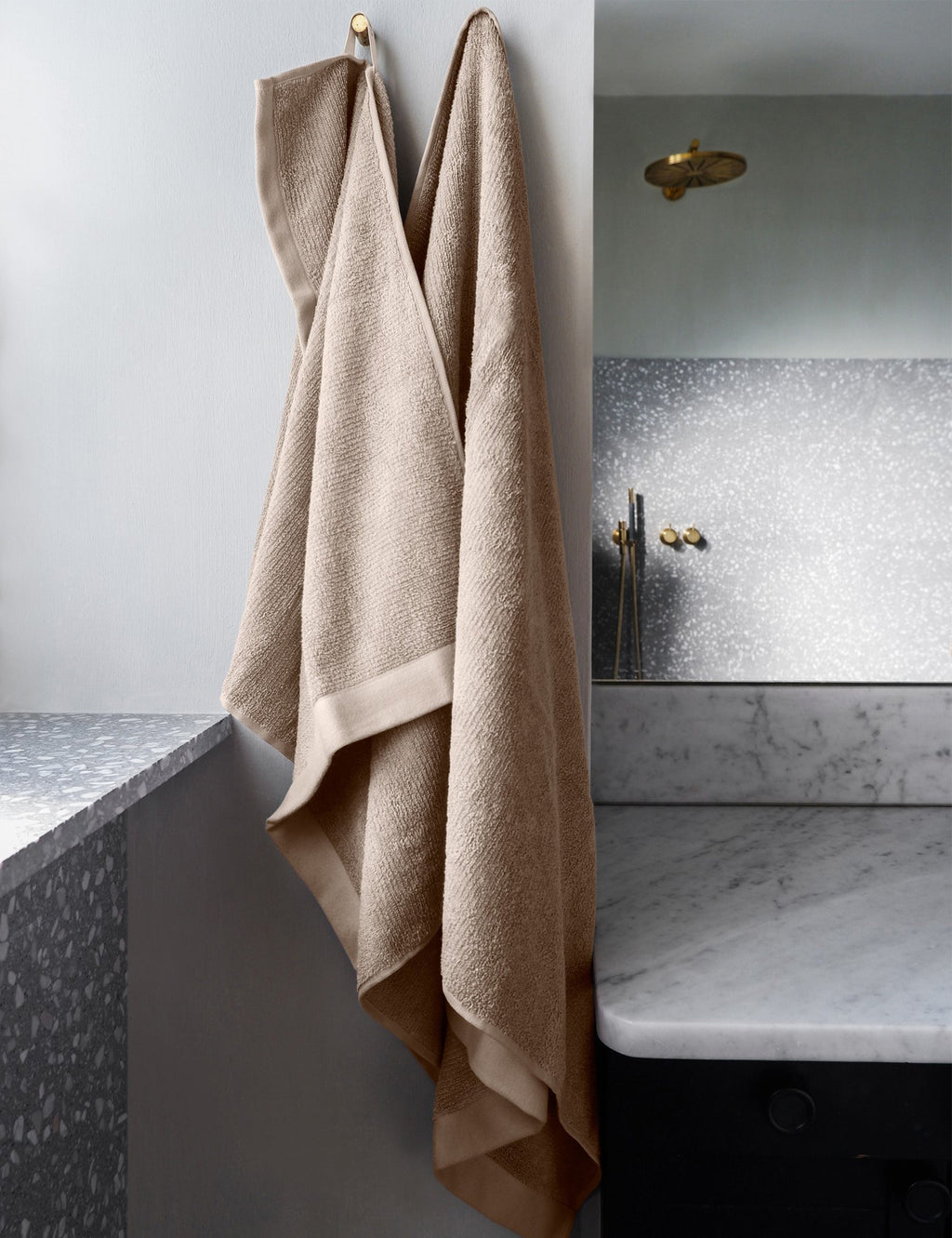 Elegance hand towels 50x70cm Beige