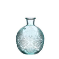 Bologna bottle h.12 Ø9,5 cm light blue