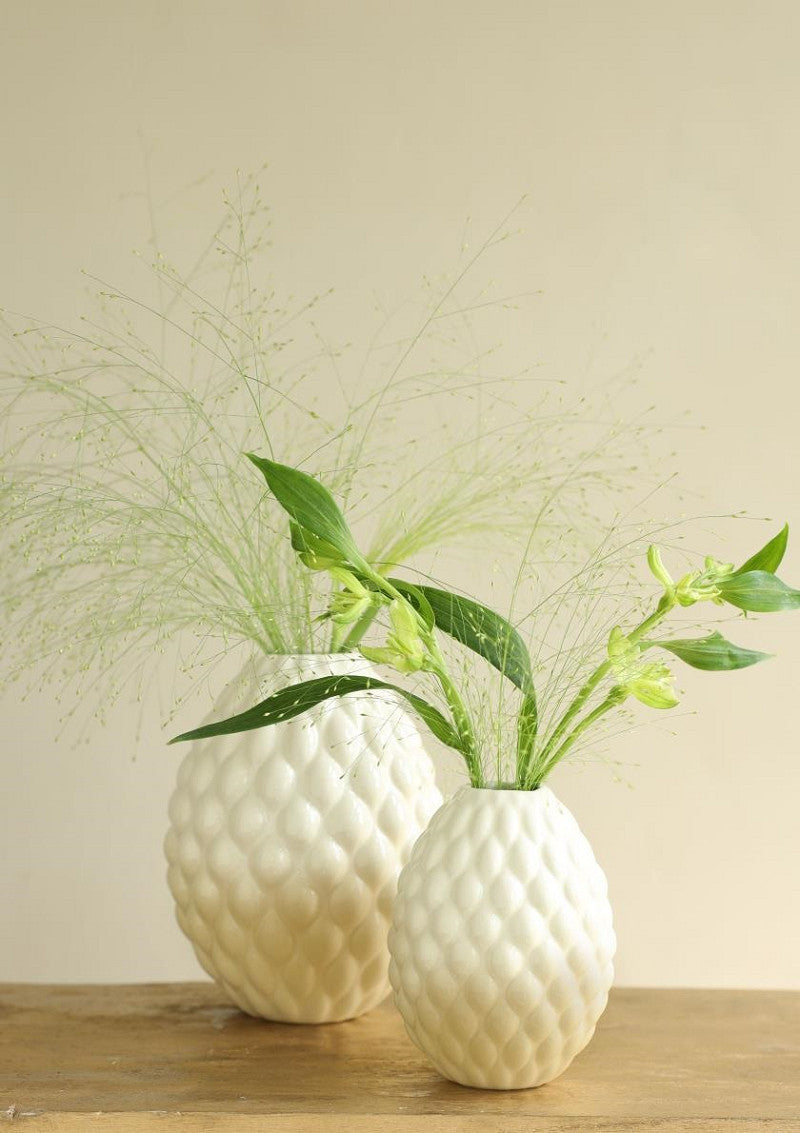 Vase Bubbles Ø8,5 h.11 cm creme sand