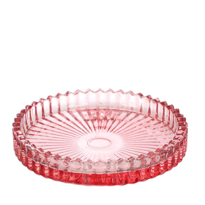 Glass dishes Kate Ø10 h.6,5 cm pink set 4