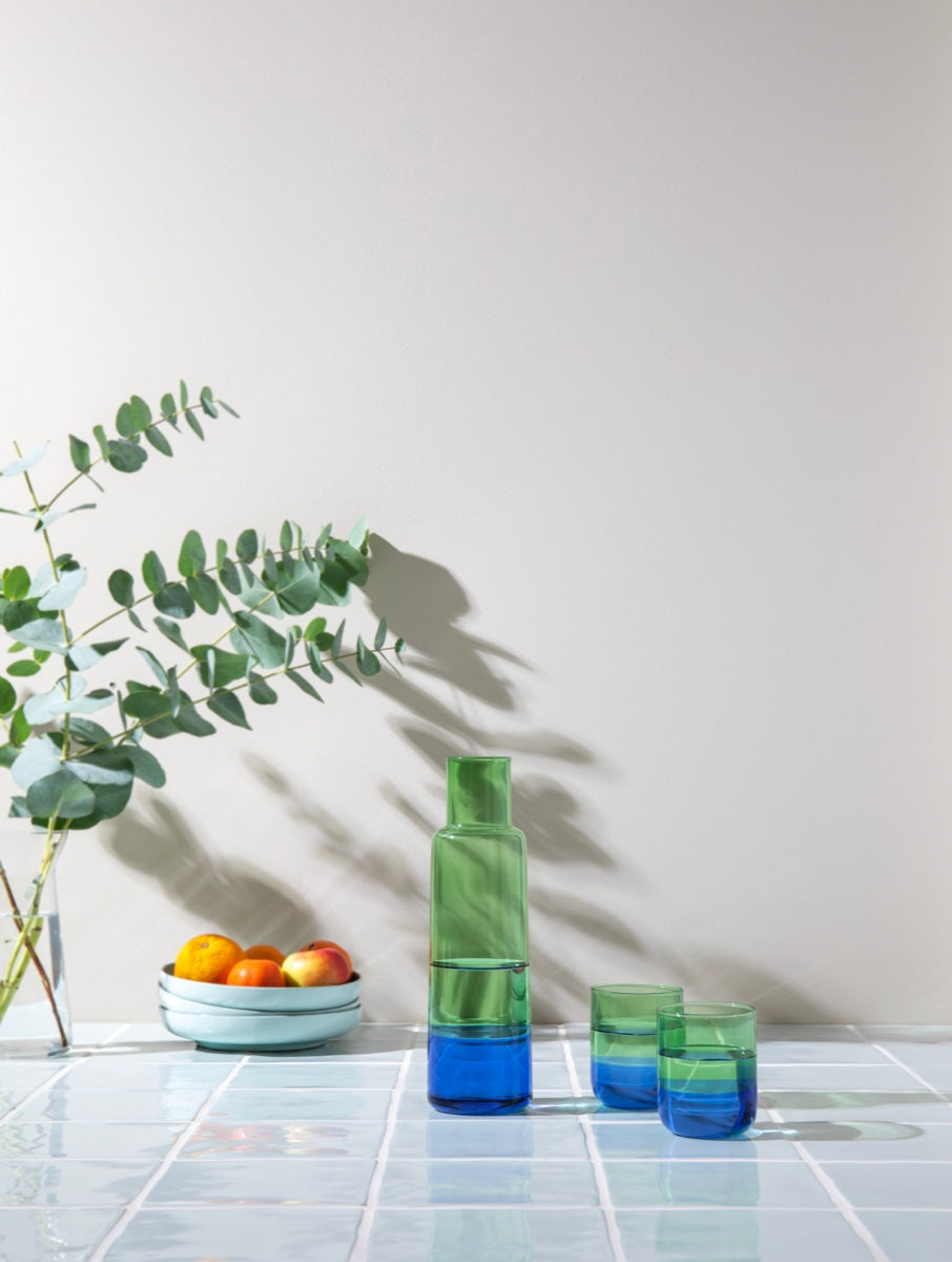 Glass carafe ocean