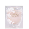 SALE My Flame Lifestyle Double wall flower candle Sand, white You are gold, solid gold — My Flame