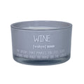 SALE My Flame Lifestyle Scented soy candle in glass jar with wood wick Grey Wine, sexy, take on the world — My Flame