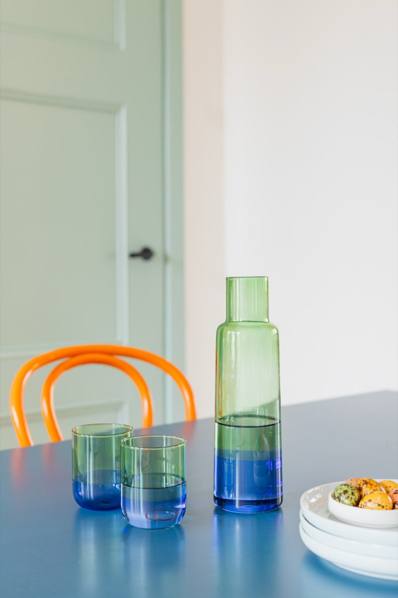 Drinking glasses ocean, set of 2