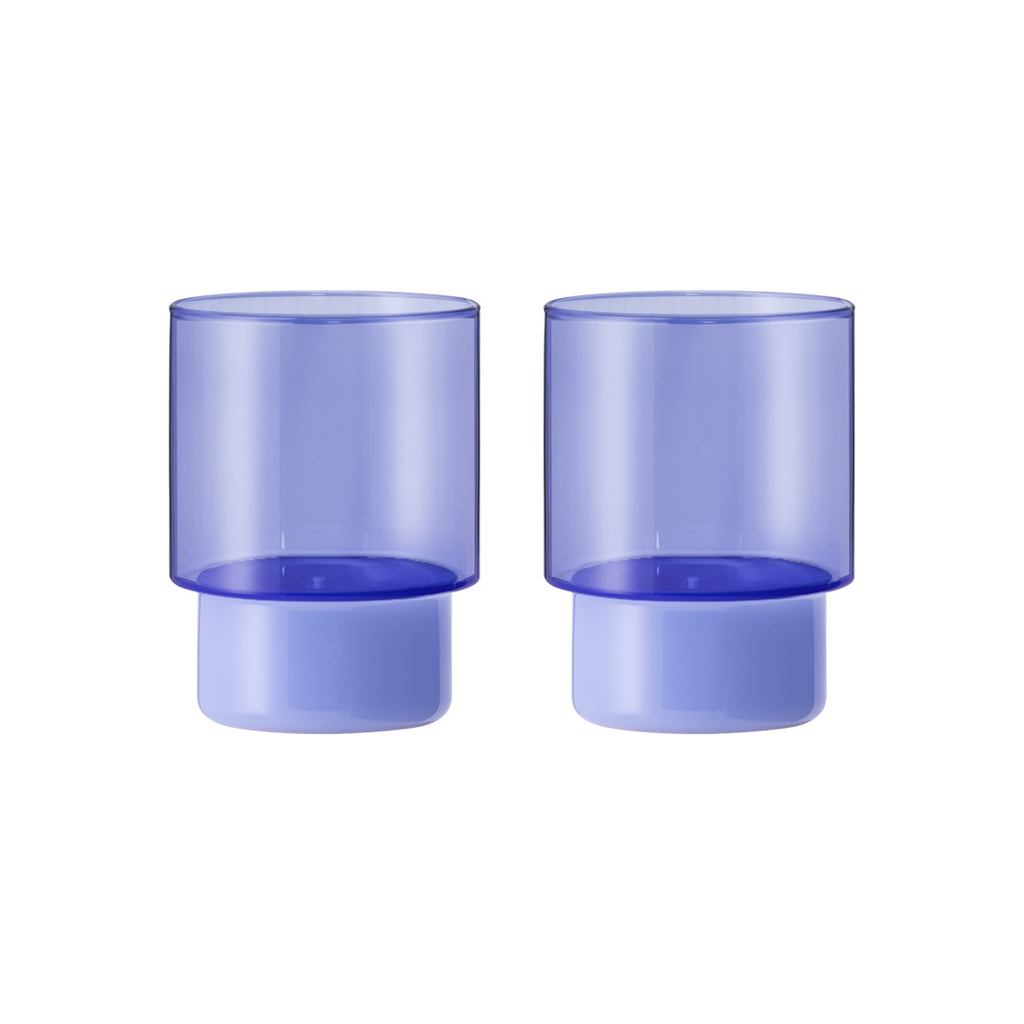 Drinking glasses Jill blue, set of 2 — Remember