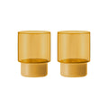 Drinking glasses Jill yellow, set of 2 — Remember