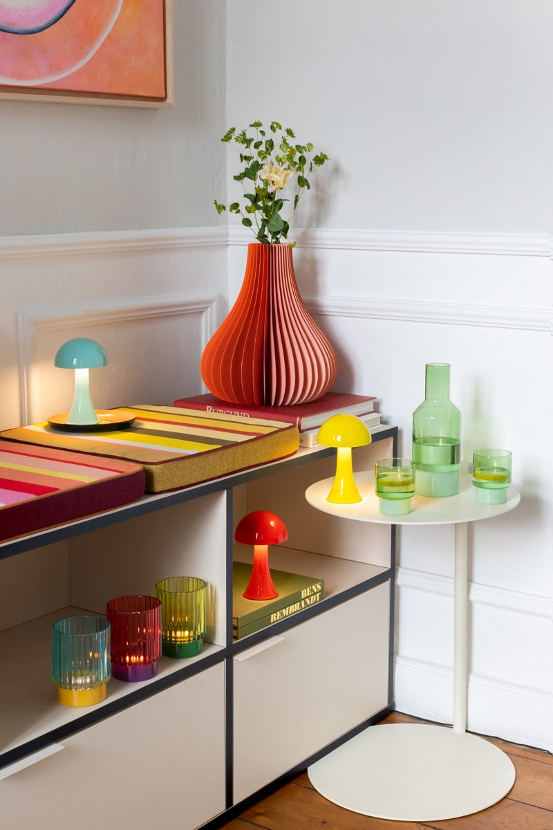 Paper vase 'Yuki' orange