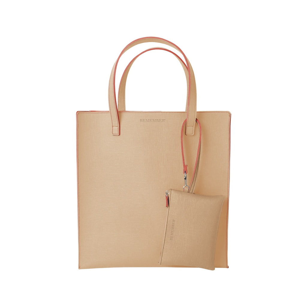 Shopper with pouch 'Terracotta'
