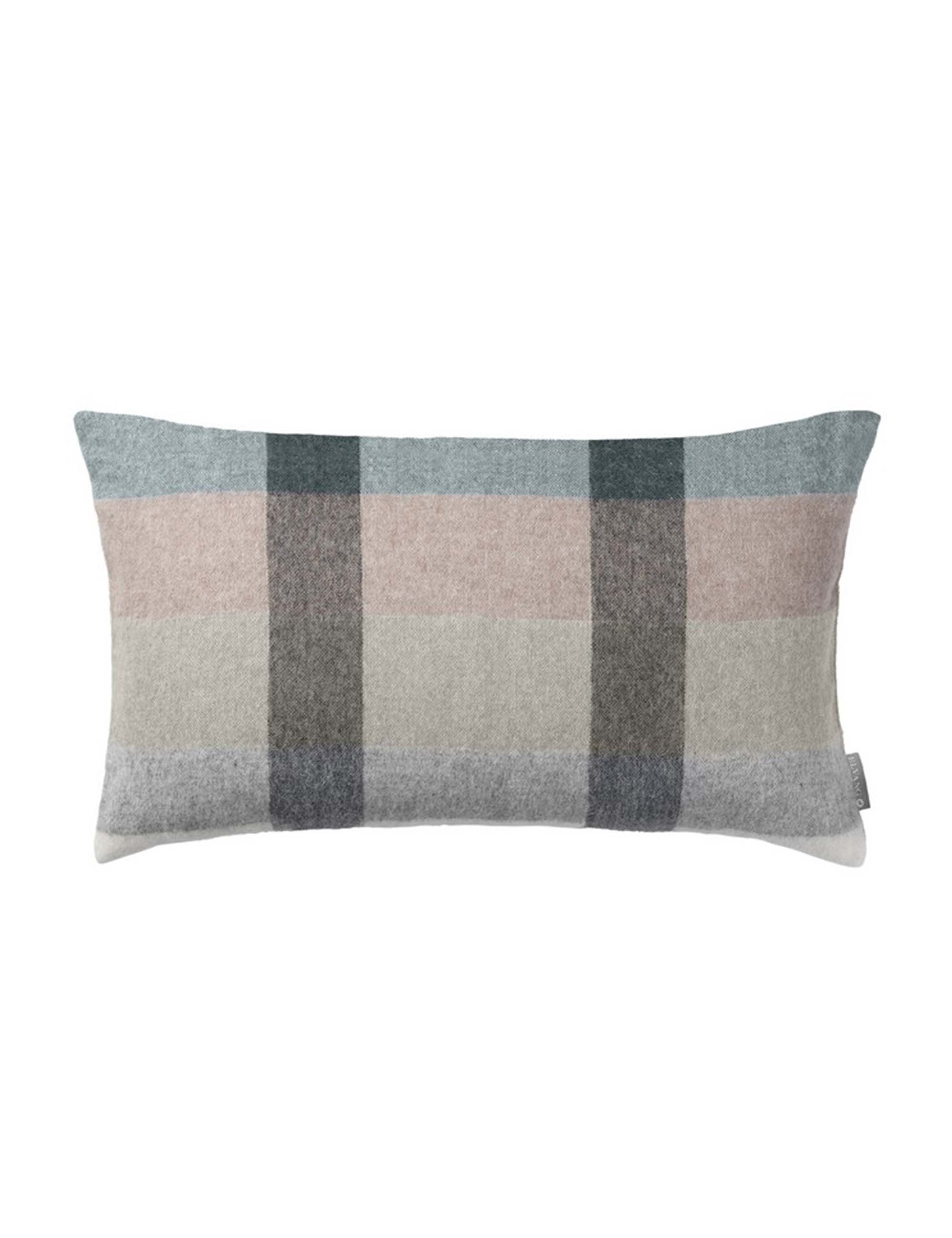 Intersection cushion 30x50cm Camel/white/grey