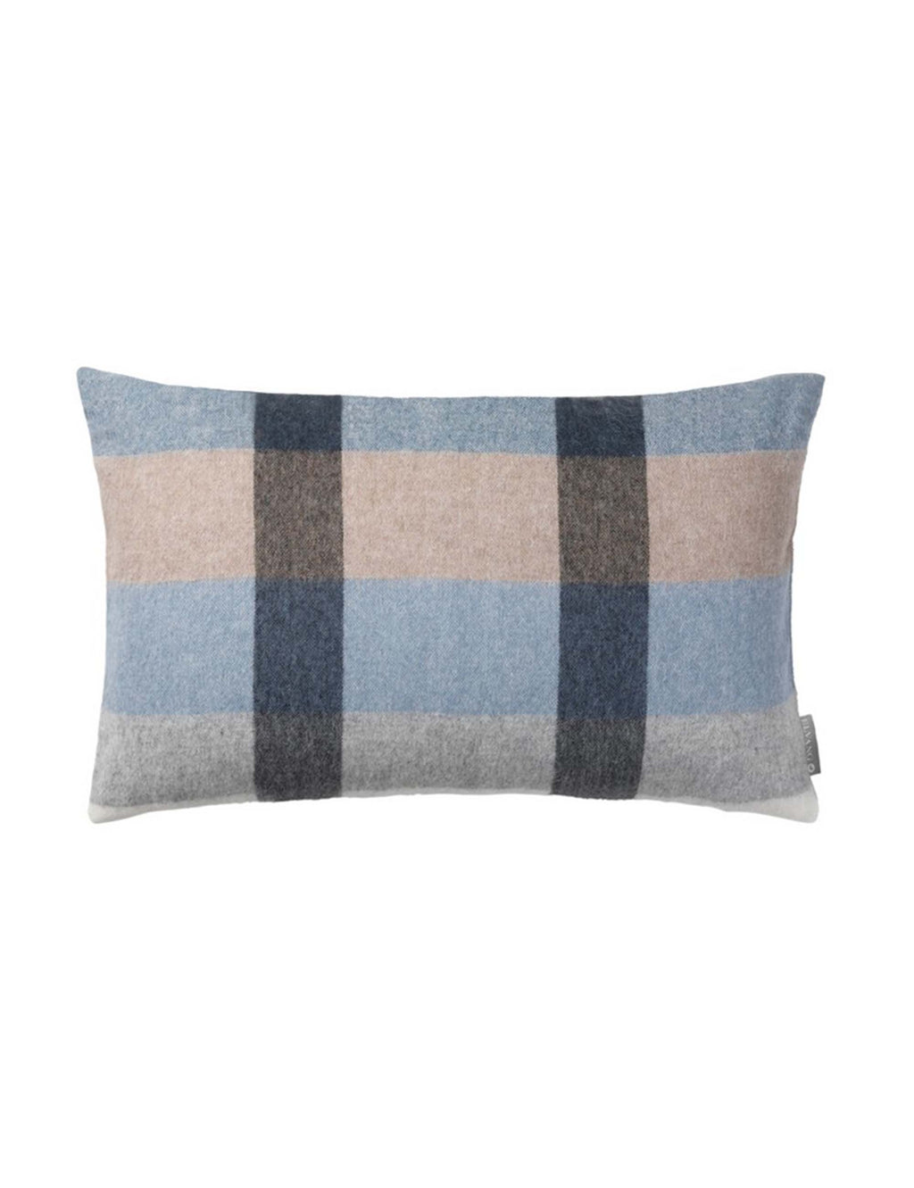 Intersection cushion 30x50cm Ocean blue/white/grey