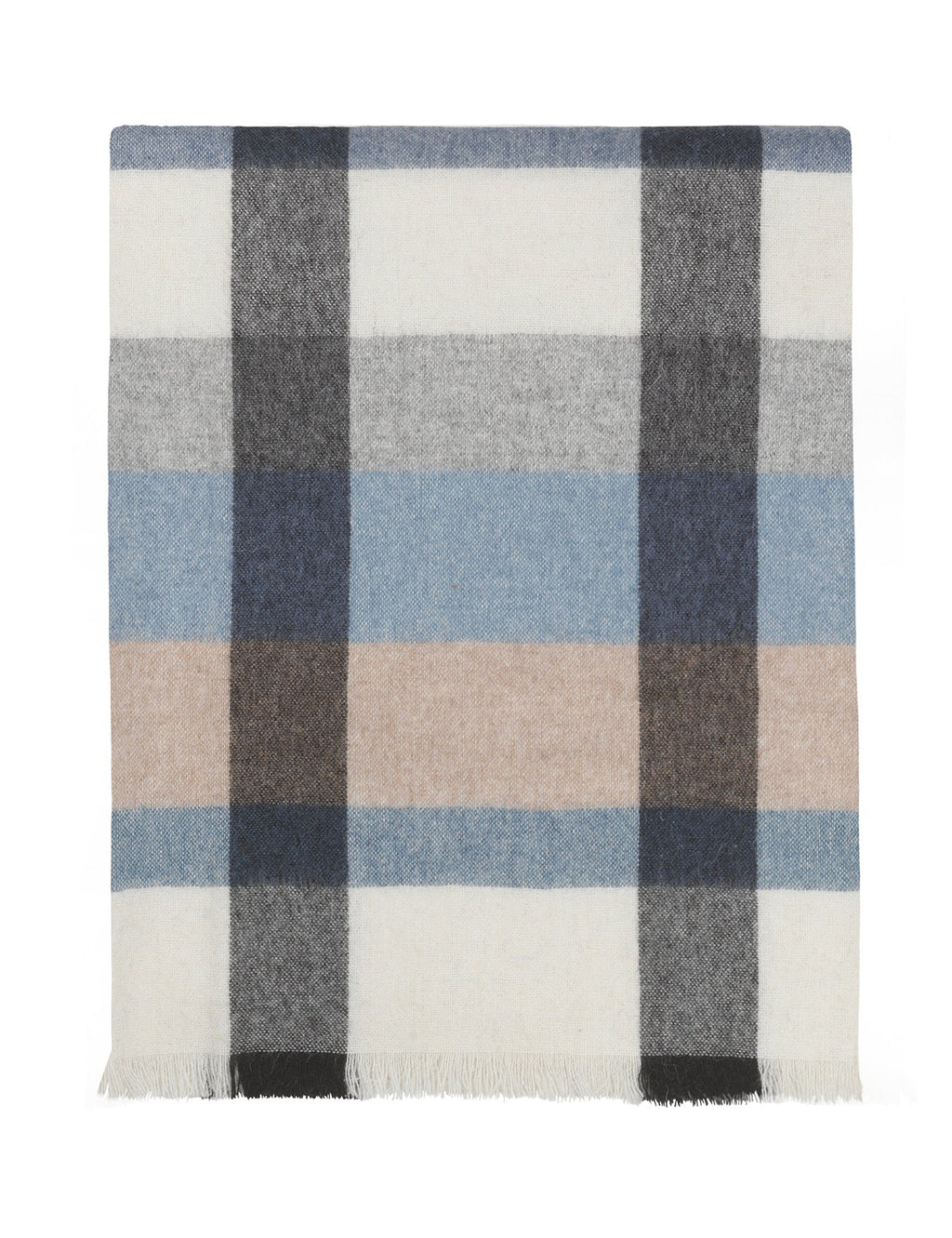 Intersection throw Camel/white/grey