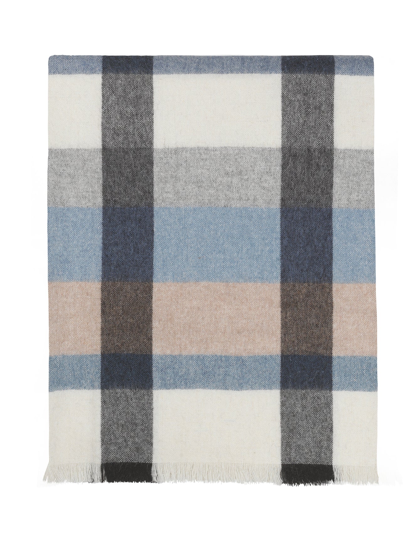 Intersection throw Ocean blue/white/grey