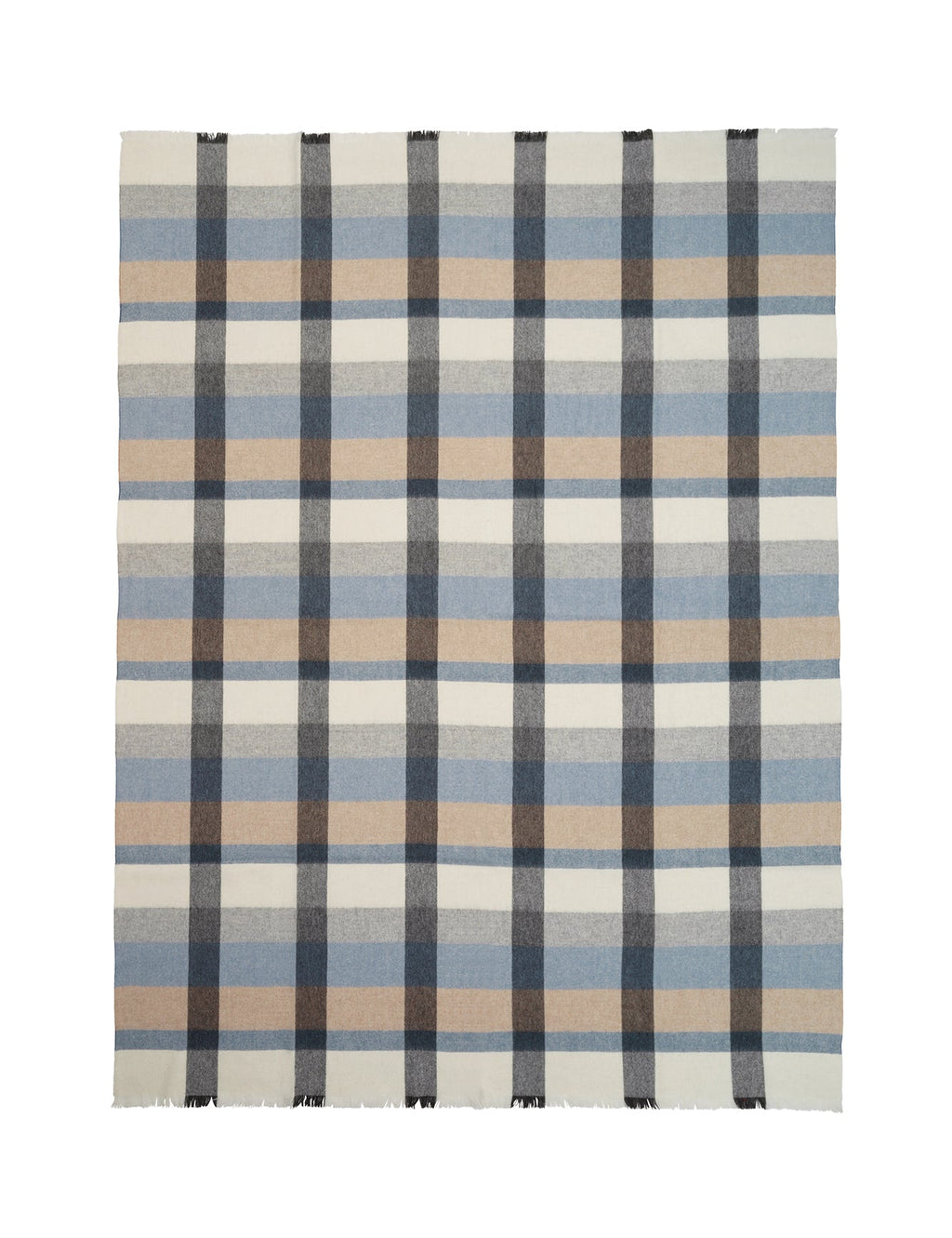 Intersection throw Ocean blue/white/grey