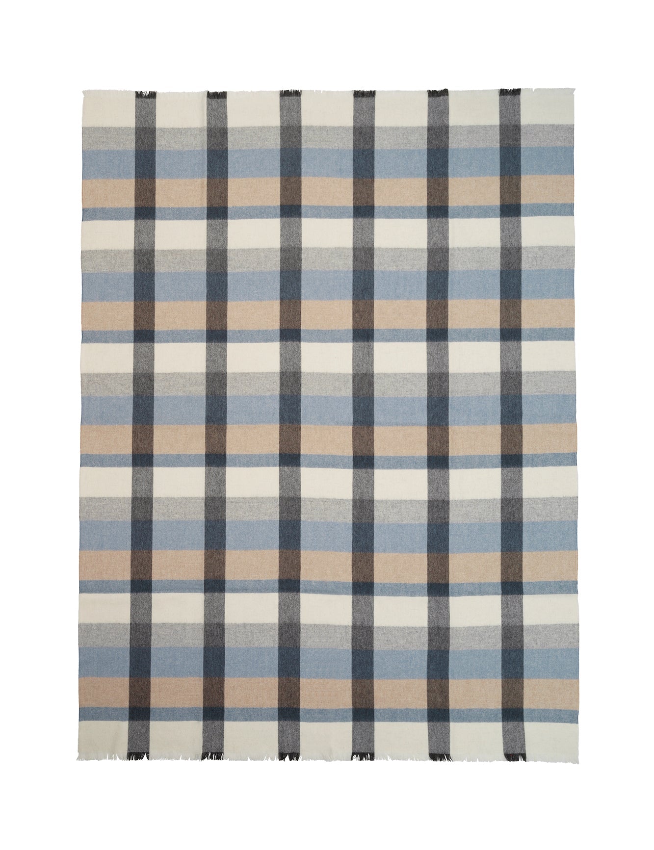 Intersection throw Ocean blue/white/grey
