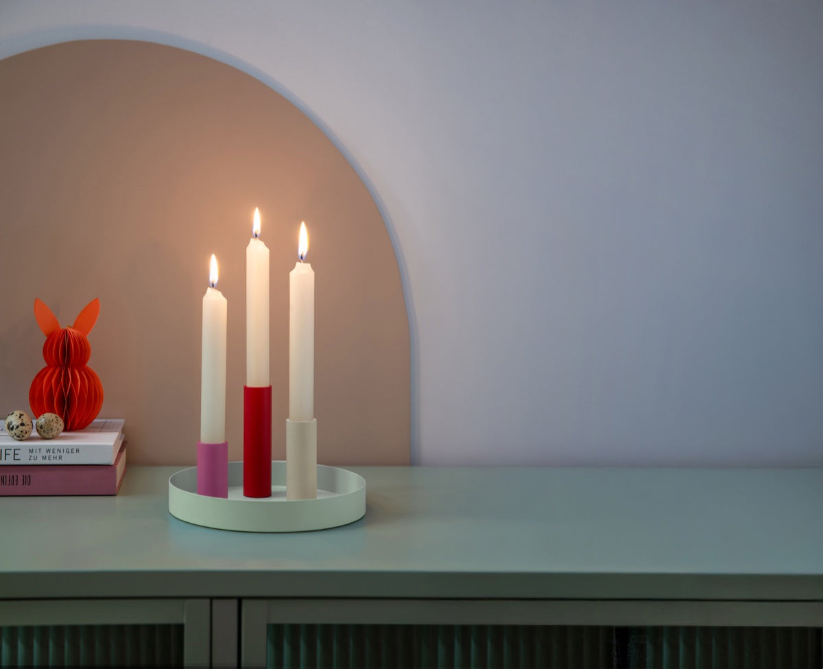 Magnetic candleholder 'Luna Mini' blue