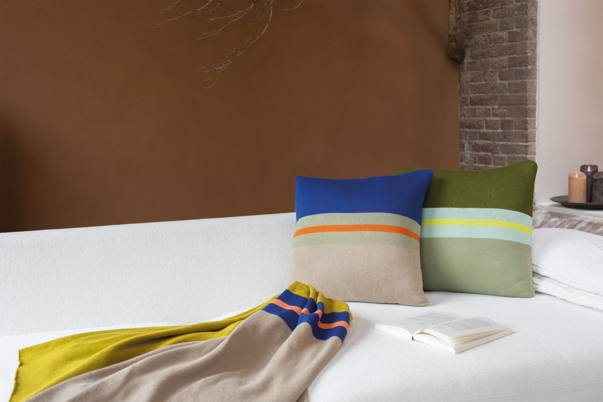 Knitted Cotton Blanket 'Ginger'