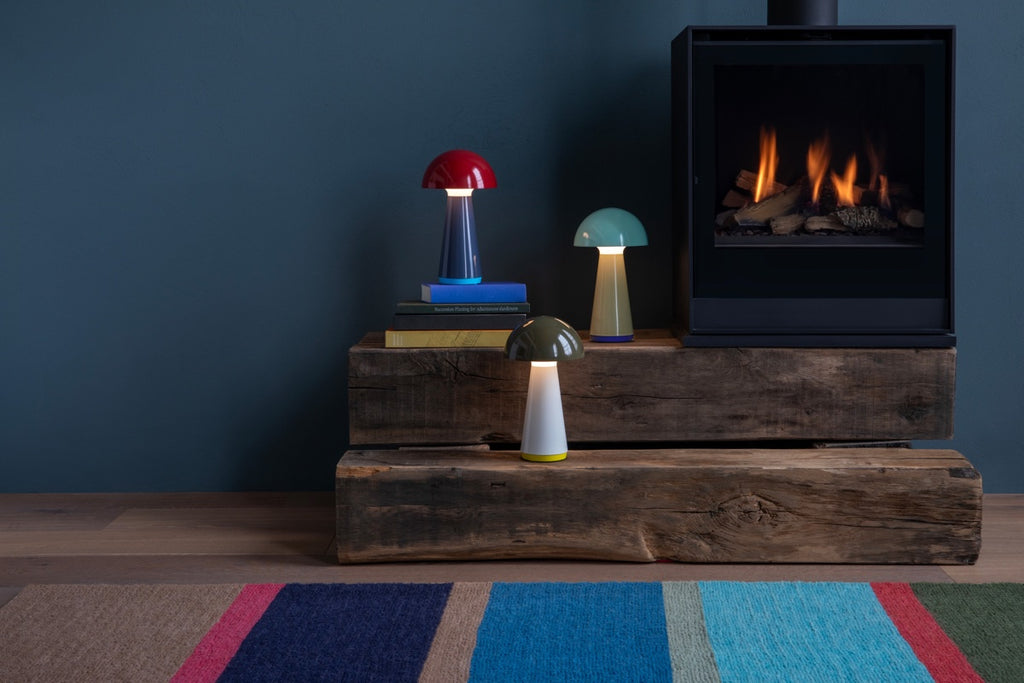 Table light 'Bob' red