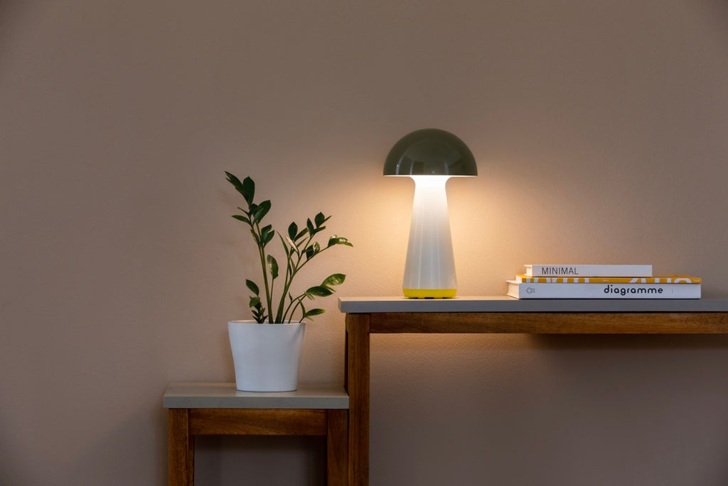 Table lamp 'Bob' olive