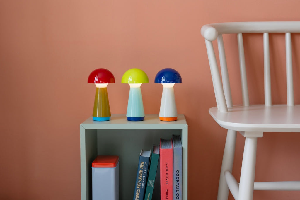 Table lamp 'Bobbi' yellow
