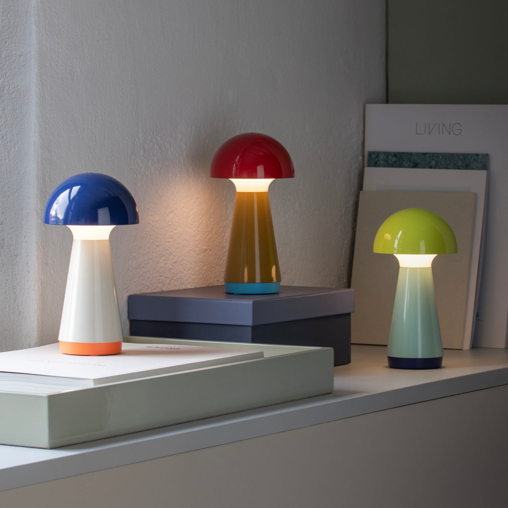 Table lamp 'Bobbi' yellow