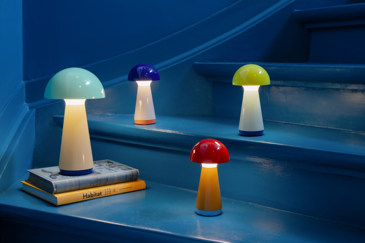Table lamp 'Bobbi' yellow