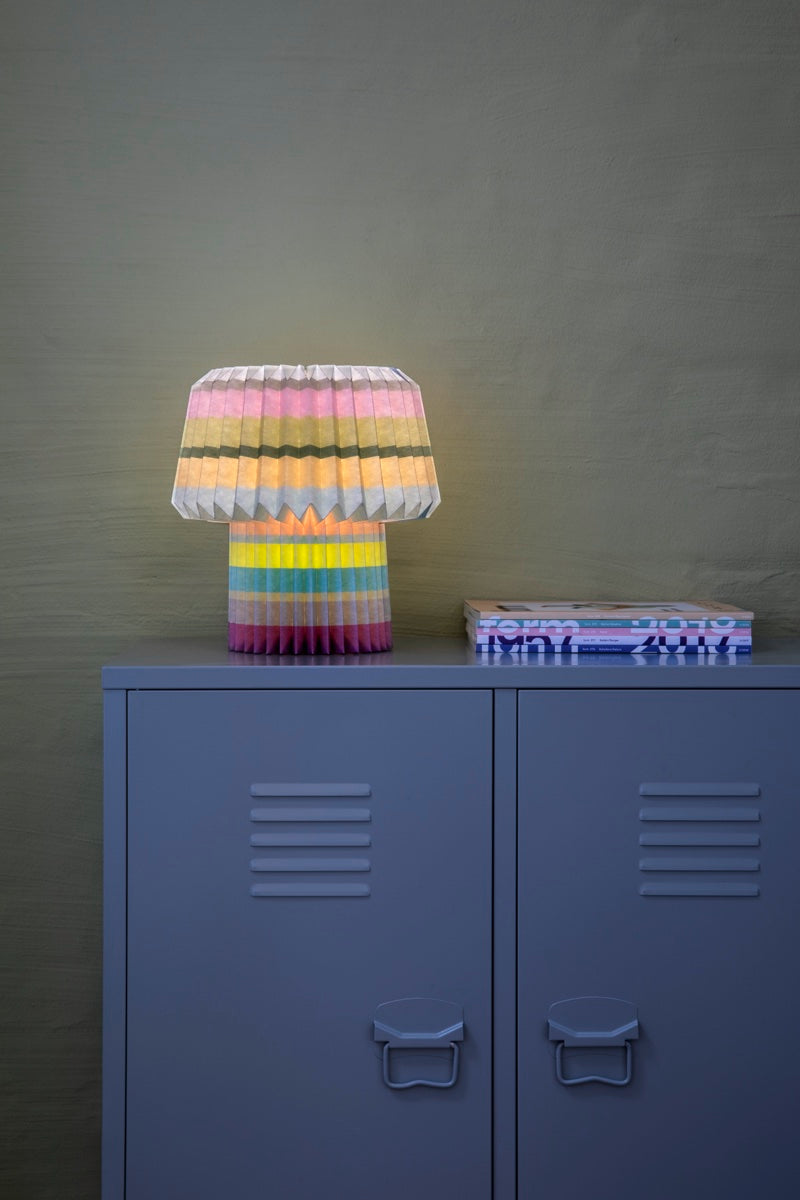 Paper lamp Anna 'stripes'