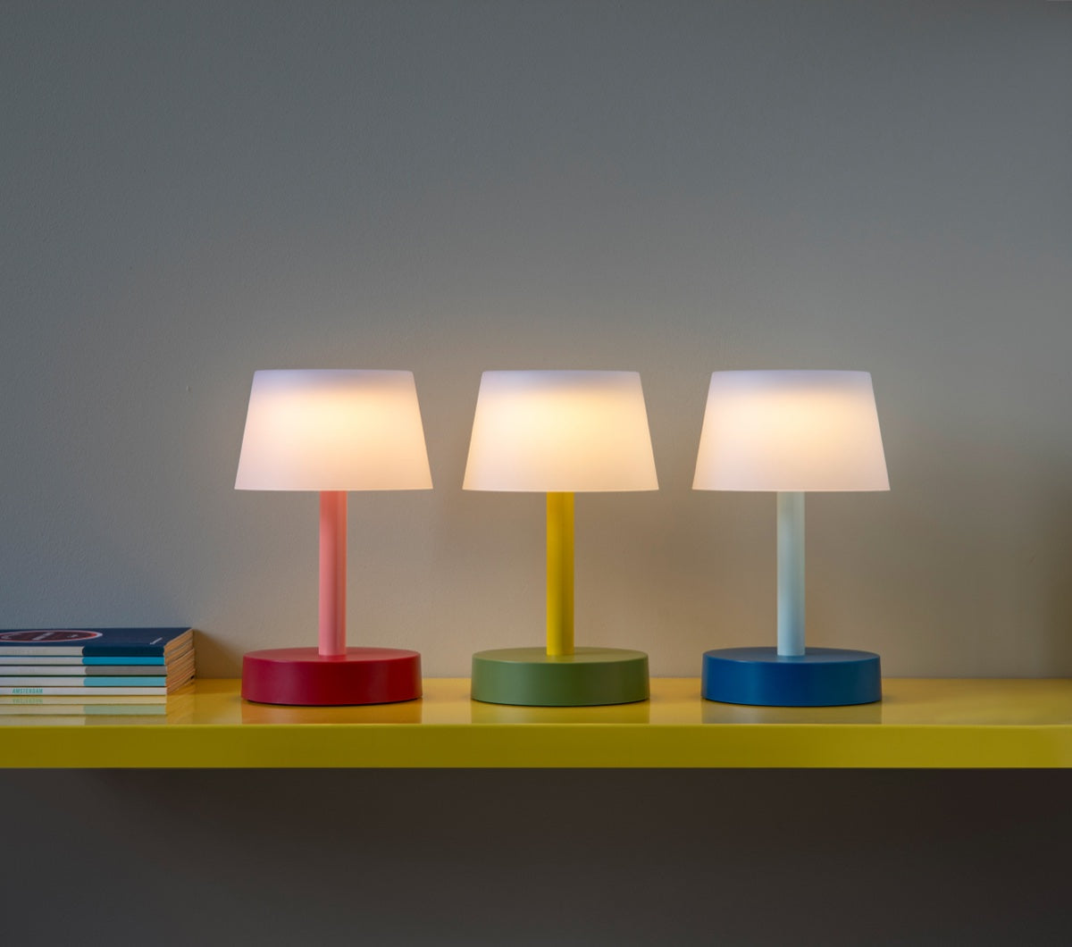 Table lamp Fritz 'coral' — Remember