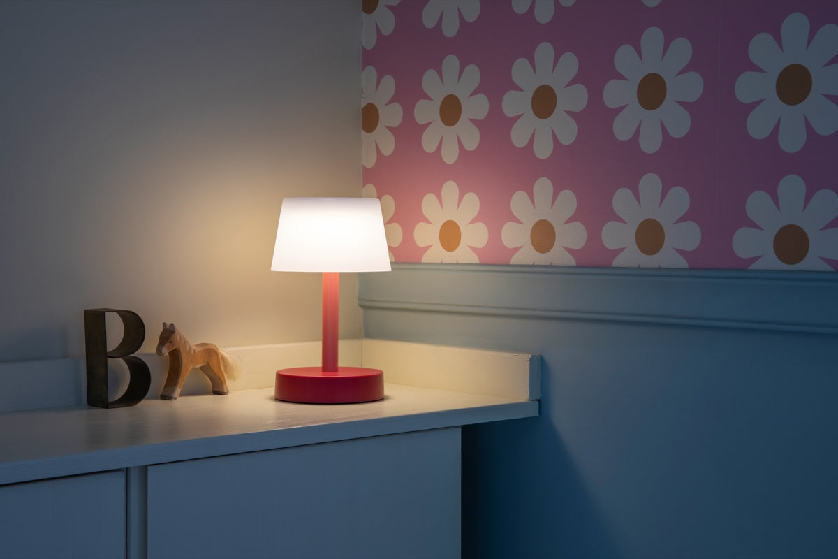 Table lamp Fritz 'coral'