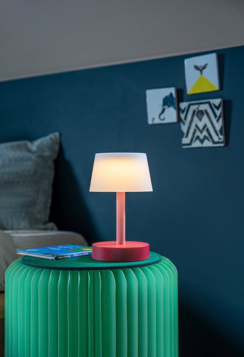Table lamp Fritz 'coral'