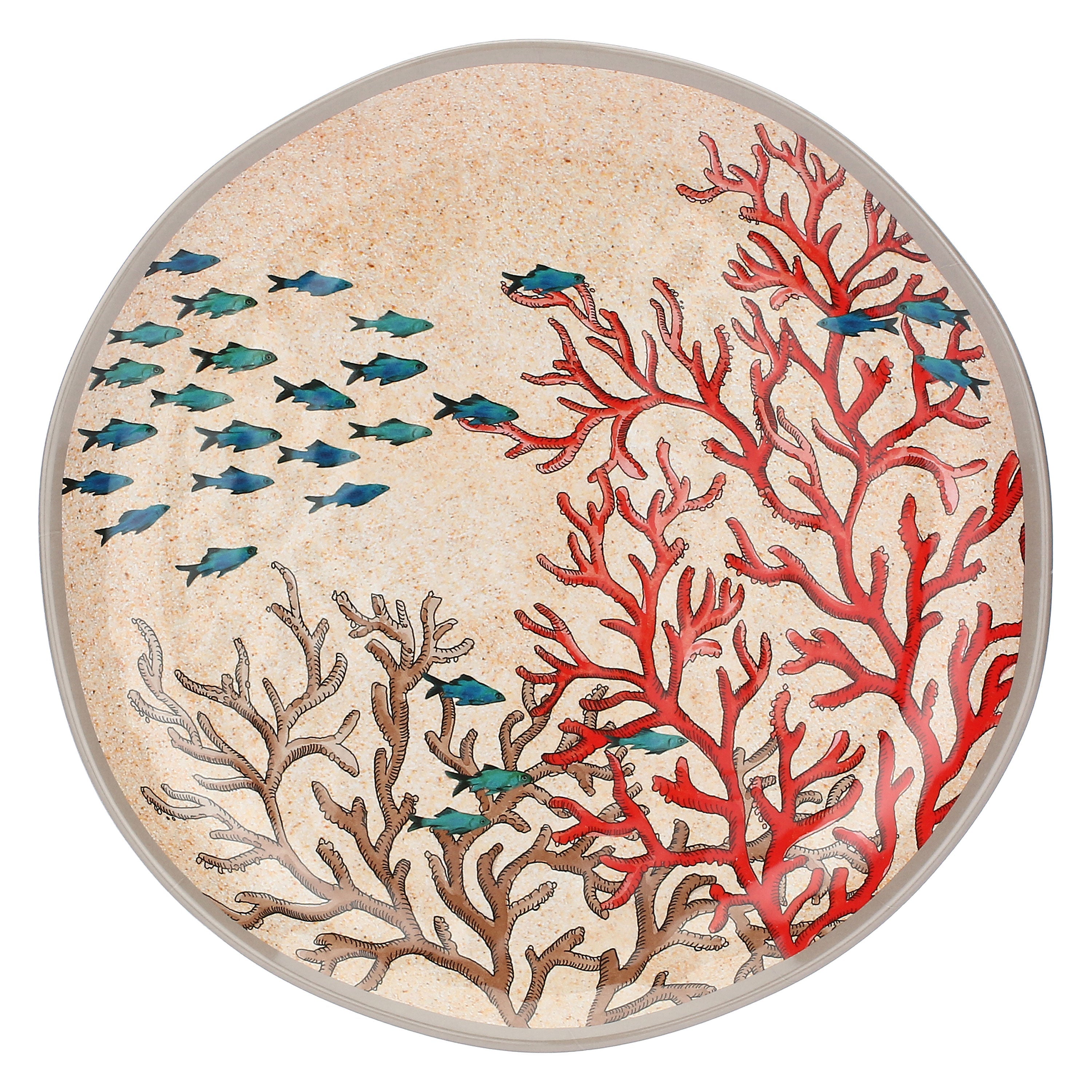 Sea Life Set 2 Piatti Piani 27 Cm — Lenet
