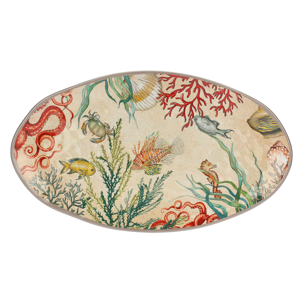 Sea Life Vass Ovale 52X30 — Lenet