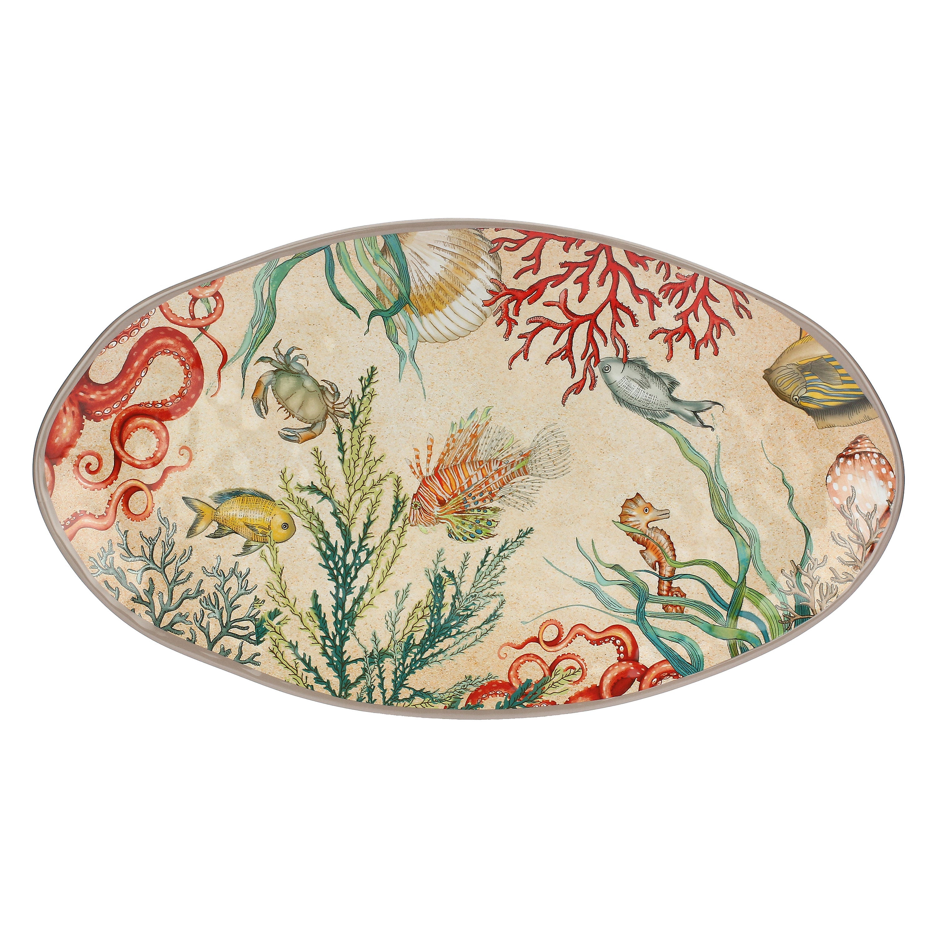 Sea Life Vass Ovale 52X30 — Lenet