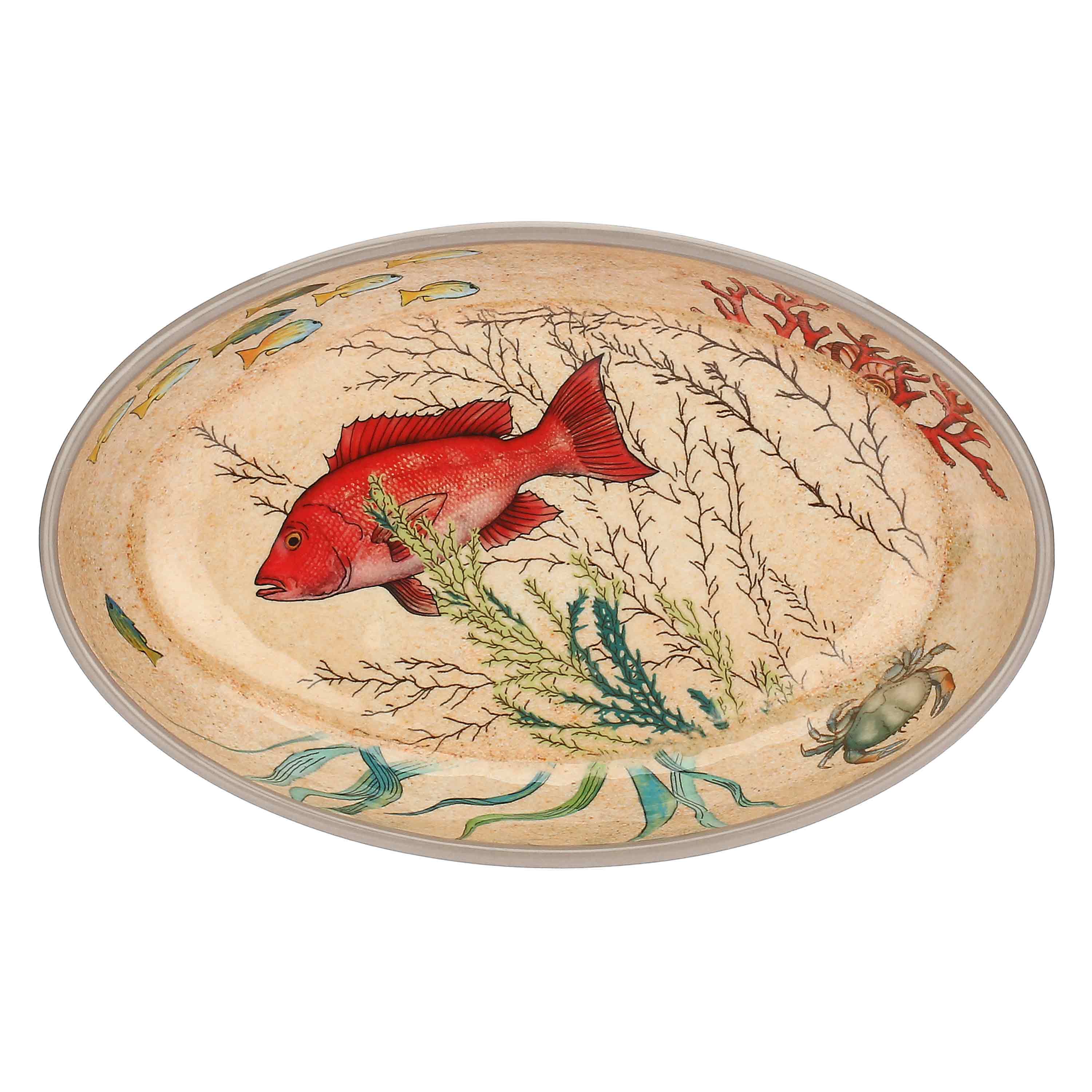 Sea Life Set 2 Fondi Ovali 24X15 Cm Gb — Lenet