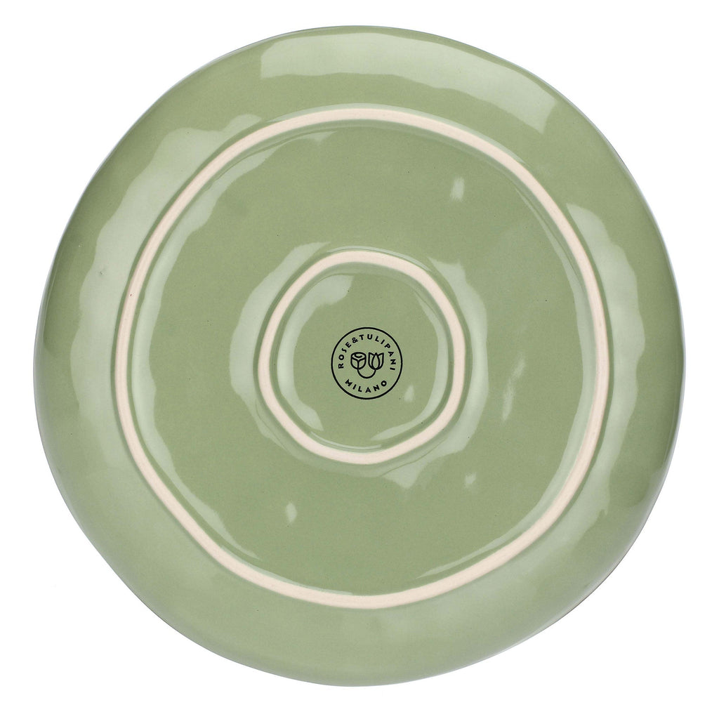 Concerto Olive Green Dinner Plate 27 Cm