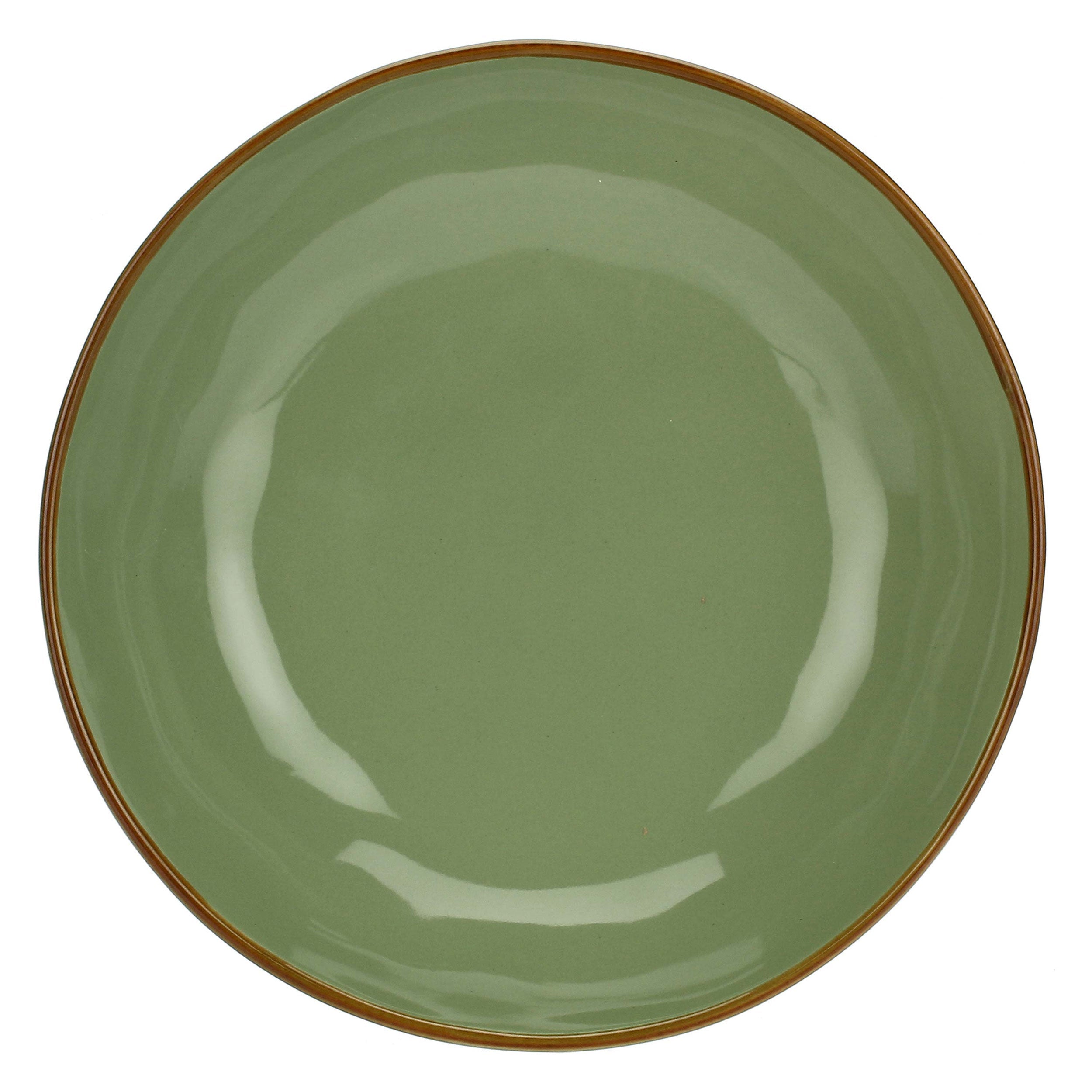 Concerto Verde Oliva Piatto Fondo 21 Cm — Lenet