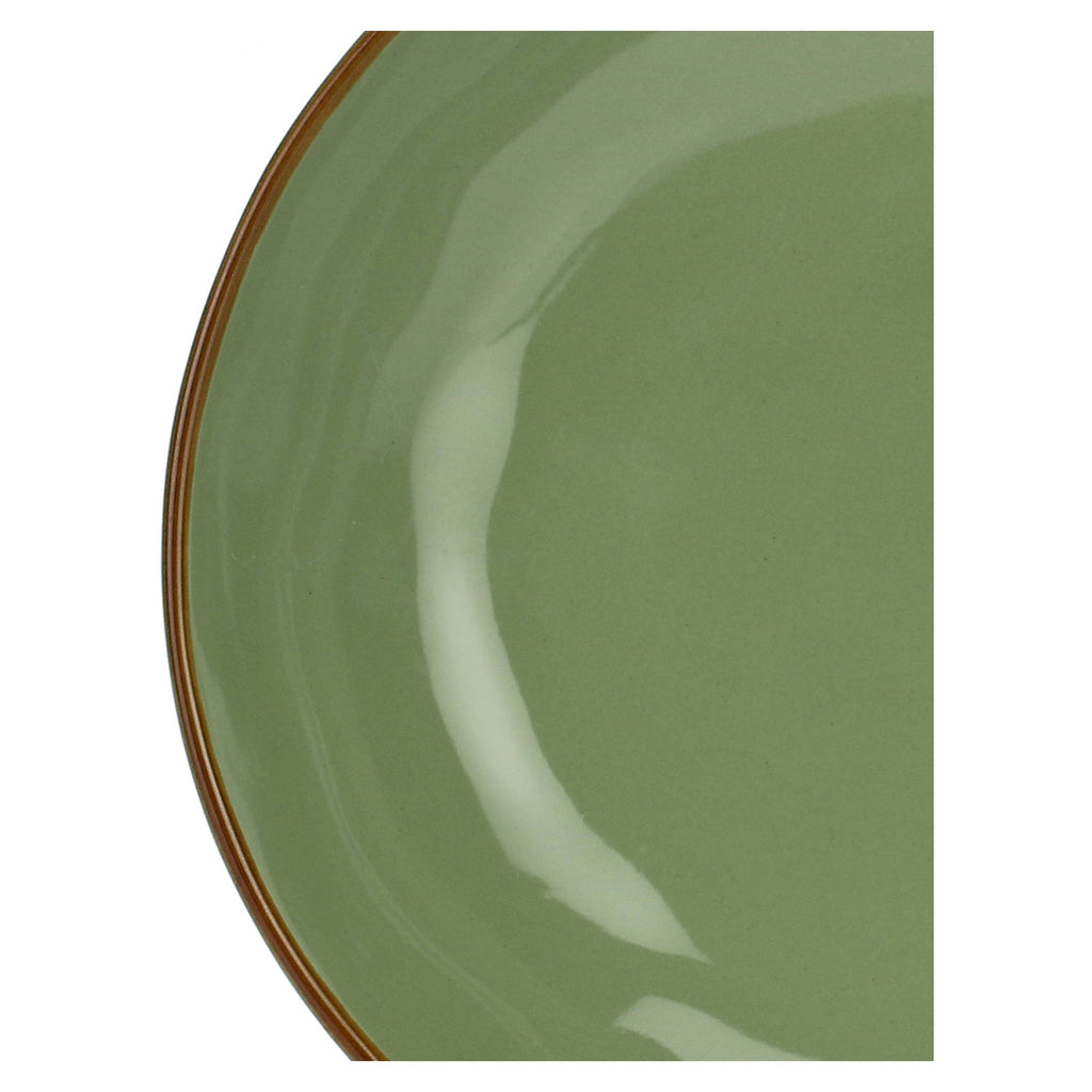 Concerto Olive Green Deep Plate 21 Cm