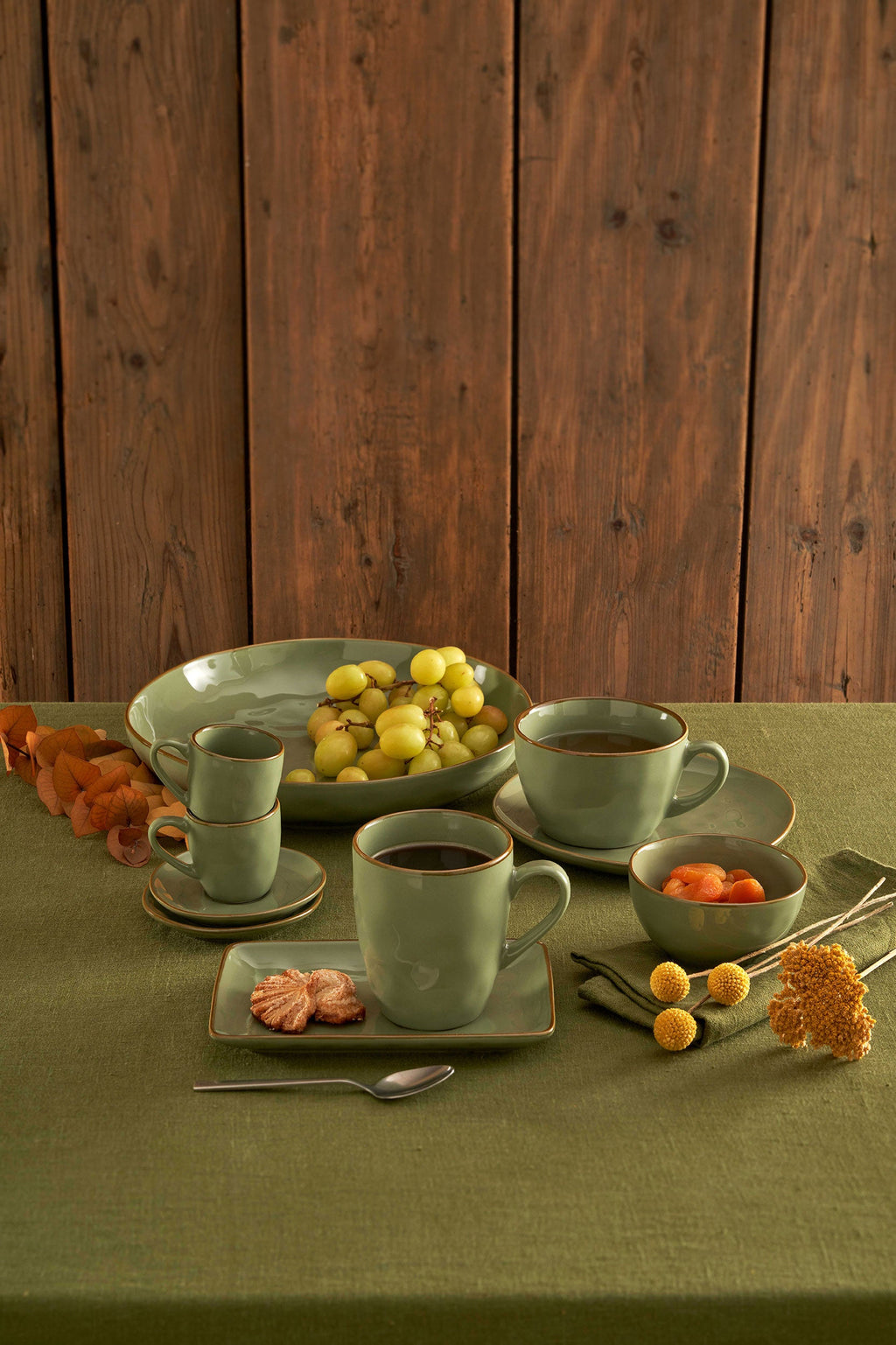 Concerto Olive Green Cup 11 Cm