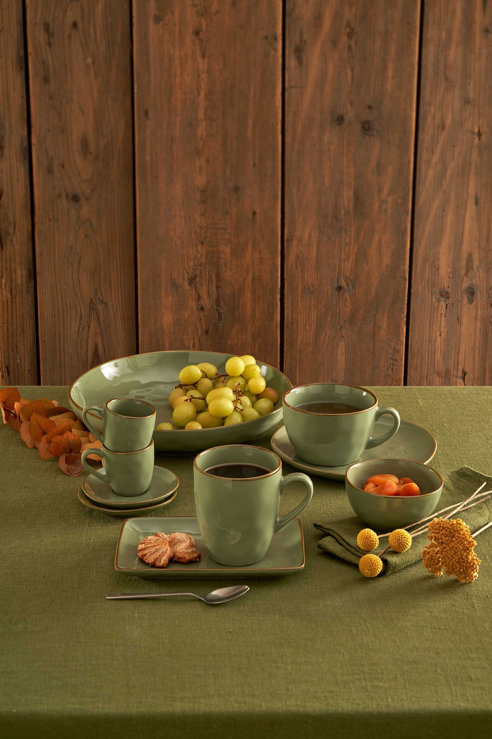 Concerto Olive Green Vass Rett 20x13