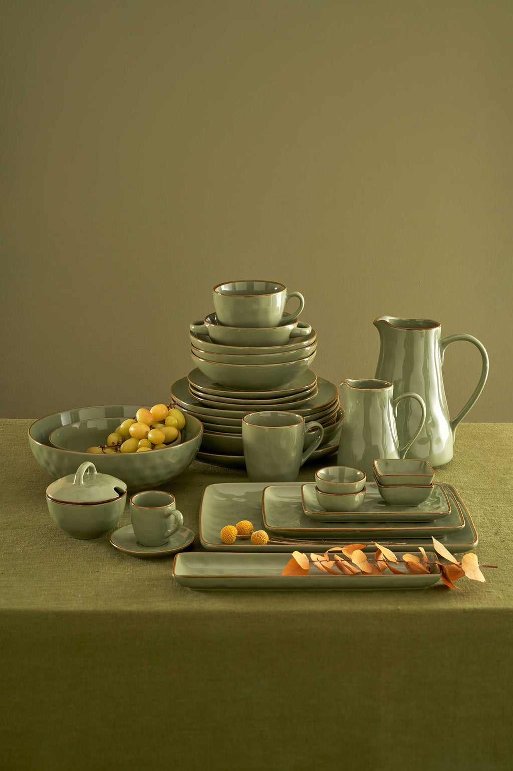 Concerto Olive Green Vass Rett 32x8