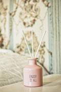 SALE My Flame Lifestyle Reed diffuser Pink Enjoy it all Urban Suede — My Flame
