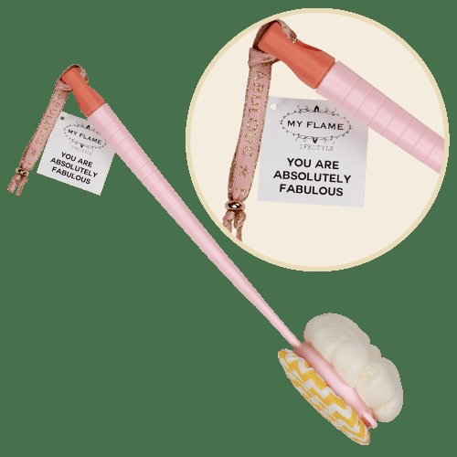 SALE My Flame Lifestyle Shower cloth Pink You are absolutely fabulous — My Flame