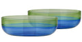 Small glass Bowls 'ocean', set of 2 — Remember