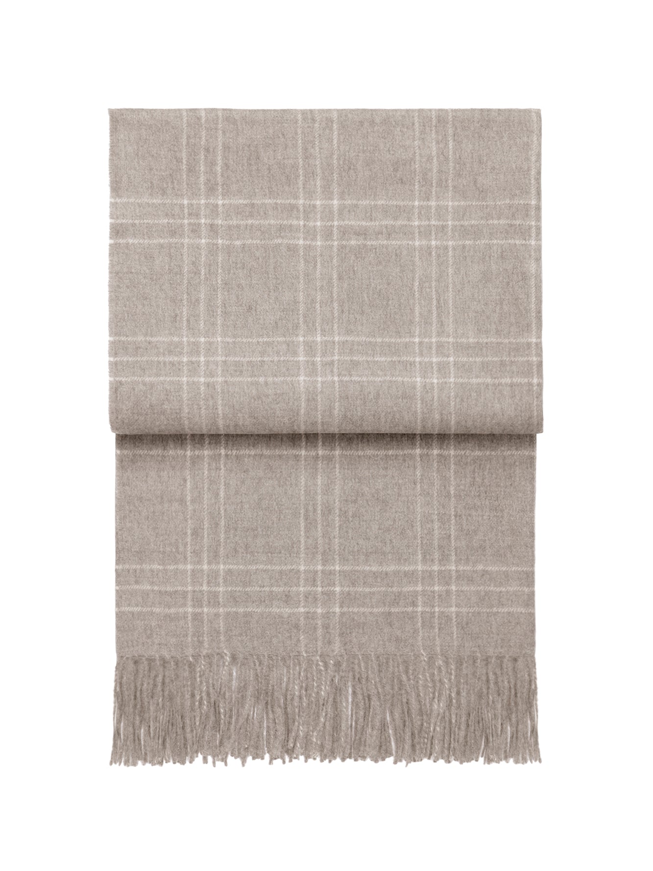Superior throw Dark grey/white