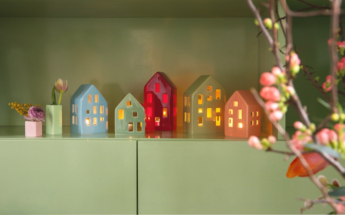 Tealight house Nyhavn 'red'