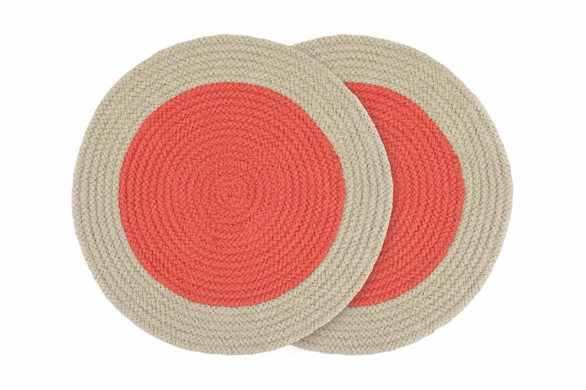 *SALE* Placemats 'Raspberry', set of 2 — Remember