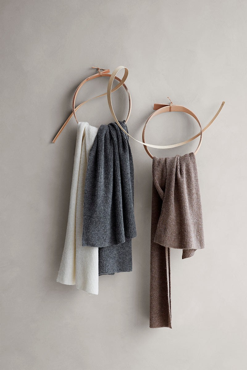 Tokyo scarf Grey 50x180cm/20x71in
