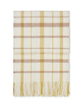Tweed throw Light yellow