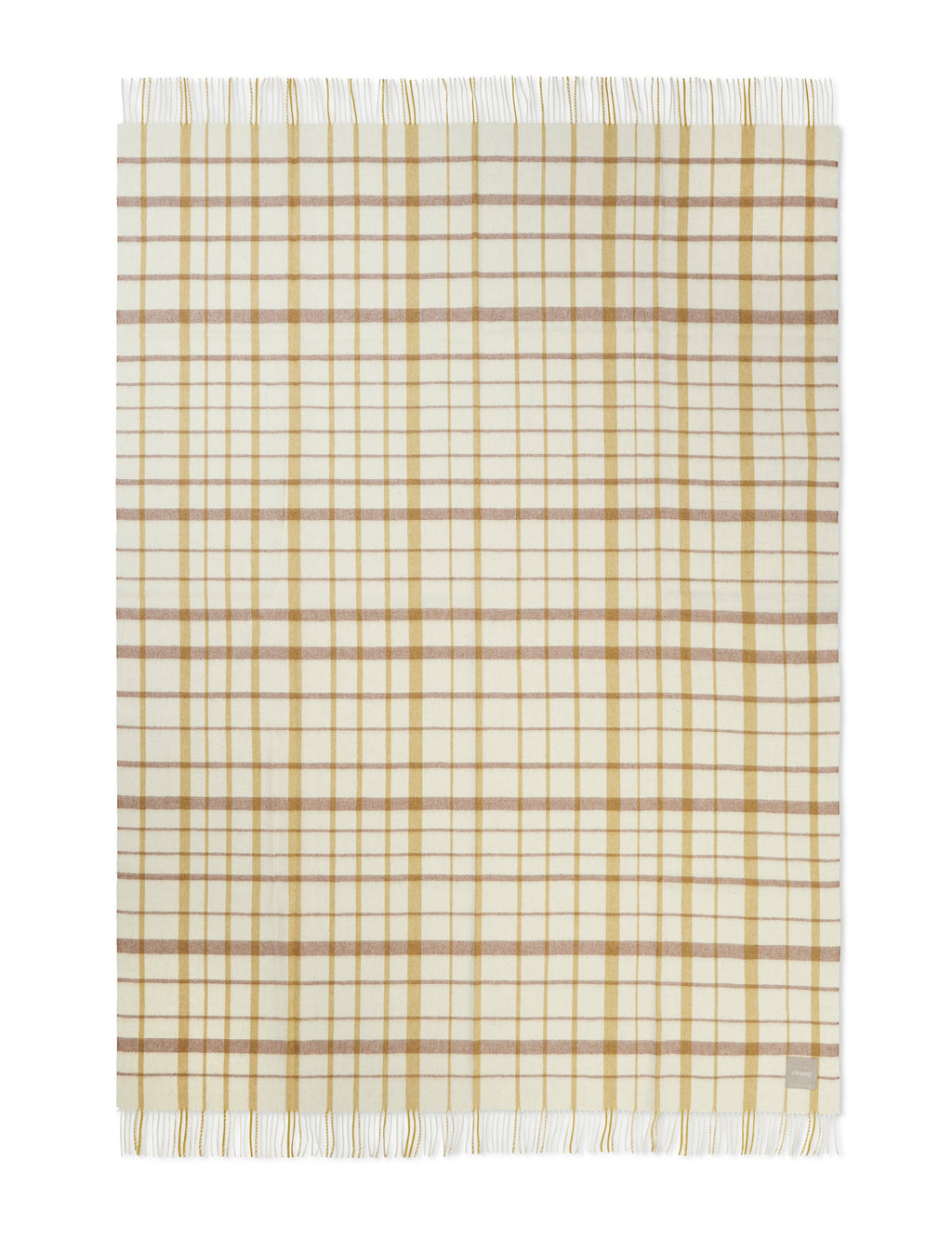 Tweed throw Grey