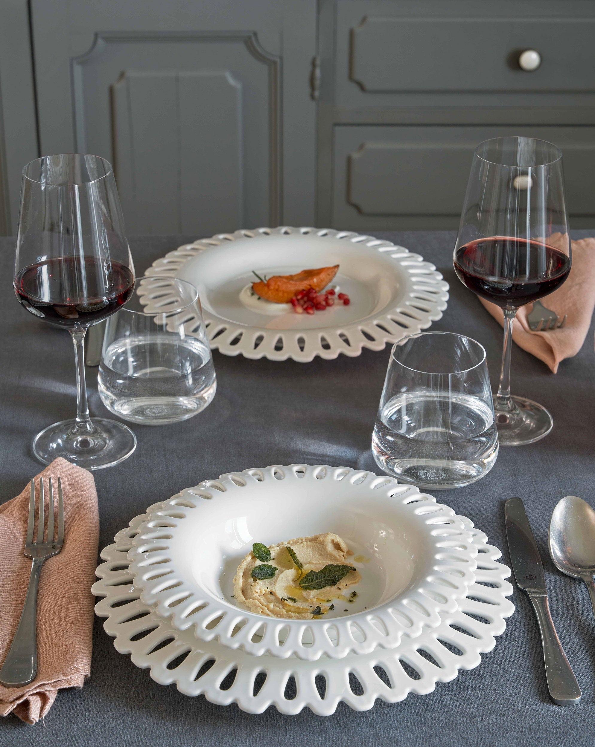 Giulietta Carved Soup Plate 23 Cm