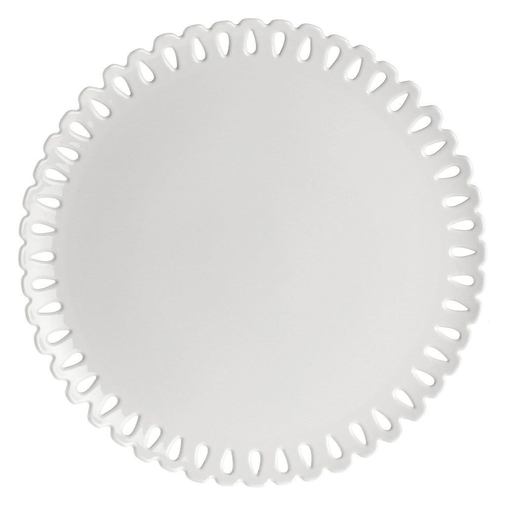 Giulietta Carved Cake Plate 34 Cm — Lenet
